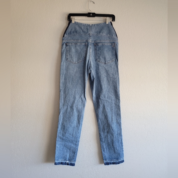 Madewell Maternaty Medium Wash Blue Jeans - Picture 10 of 12